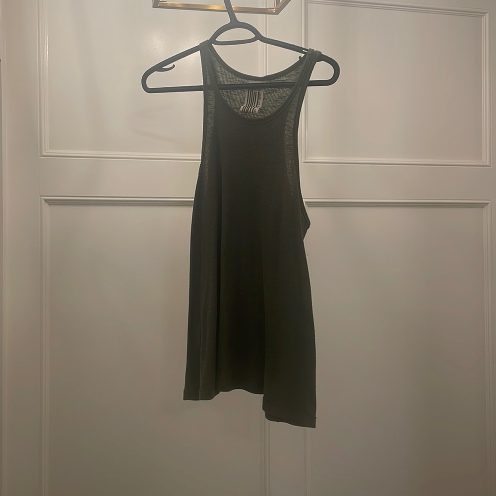 Olive green Free People tank